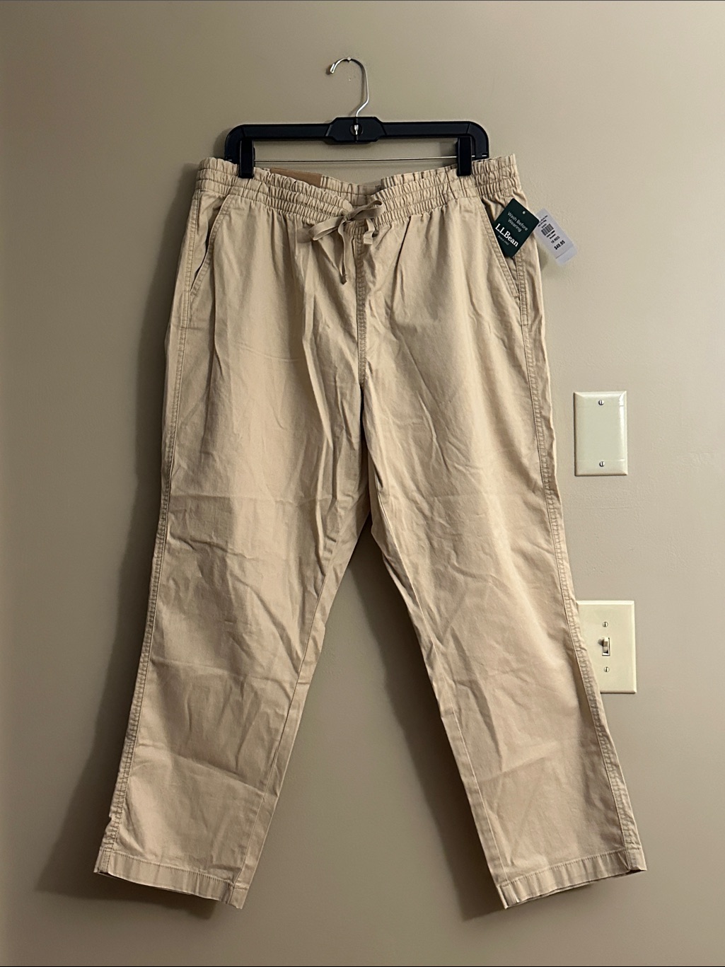 Women’s Ll Bean Drawstring Casual Ankle Pants